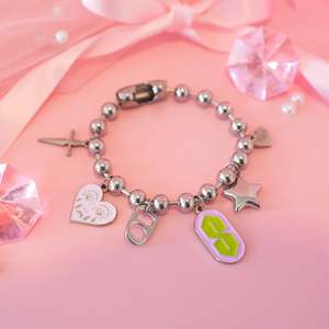 A Of Things: Ball Charm Bracelet - Silver Star Girl