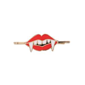 Cloisonné Hair Pin - Vampire Lips