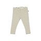 Rib Leggings - Olive Stripe