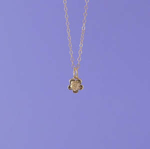 Mini Charming Necklace - Golden Cherry Blossom