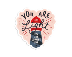 Under 25 Goodies: Vinyl Sticker - You Are The Light