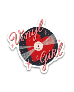 Under 25 Goodies: Vinyl Sticker - Vinyl Girl