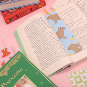 Under 25 Goodies: Iko Iko Double-Sided Bookmark - Capybara/Lemons