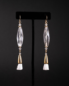 Full Collection: Chrysalis Earrings - Clear Quartz