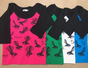 Products: Classic top hand printed with Fantails - MADCAT