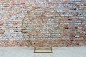 Mesh Circle Gold
