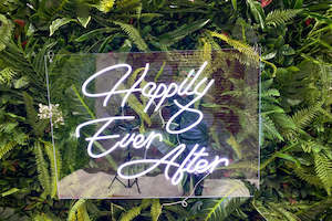 Neon Signs: "Happily Ever After" Neon Sign