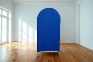 By: Dark Blue Fabric Backdrop