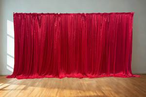 Red Backdrop Curtain