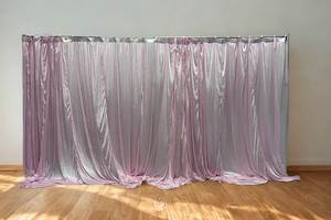 Accessories: Light Pink Backdrop Curtain