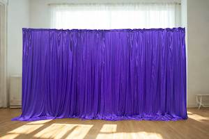 Purple Backdrop Curtain