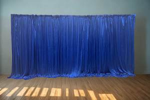 Accessories: Royal Blue Backdrop Curtain