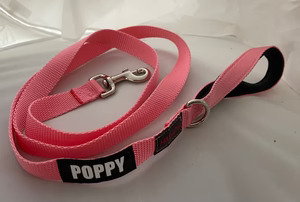 Personalised Dog Leads – Pink