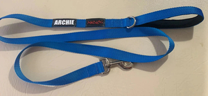 Personalised Dog Leads – Royal Blue