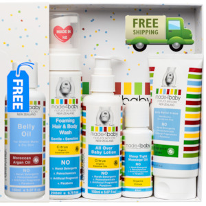 Gift: Baby Starter Pack - Organic Citrus with Free Stretch Mark Belly Oil