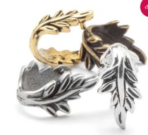 Products: Pewter Botanical Pinch Bail By TierraCast