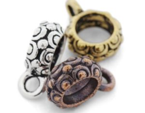 Products: Pewter Oasis Closed Loop Bail By TierraCast