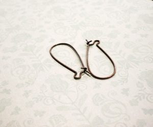 Products: Kidney shape earring fitting