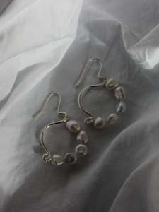 Hypatia Pearl Hoop