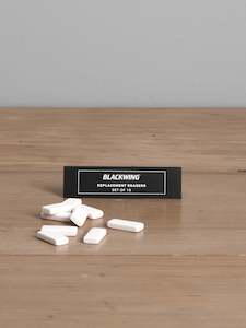Palomino Blackwing: Replacement Eraser 10pk – White ⋄ Black ⋄ Pink