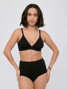 Organic Basics: Super High-Rise Briefs ⋅ organic cotton – (2-pack) – Black