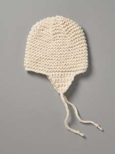 Weebits: Hand Knitted Chunky Knit Hat - Natural