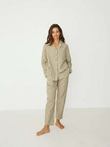 General Sleep: Classic Set – Olive Gingham