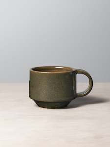 Richard Beauchamp: C-handled Stacking Mug – Green