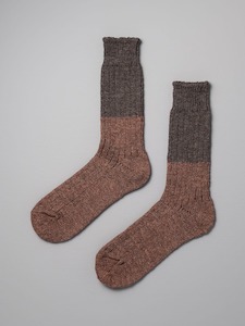 Menswear: Boston Slab Socks – Brown Fawn