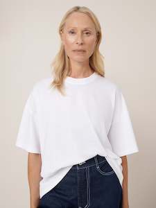 Kowtow: Oversized Boxy Tee – White
