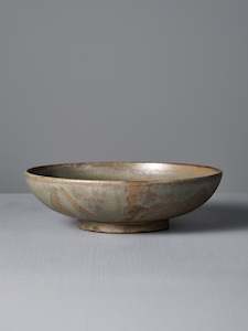 Shallow Serving Bowl – Raw Umber