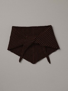 Wardrobe: Daisy Scarf – Chestnut & Black Stripe