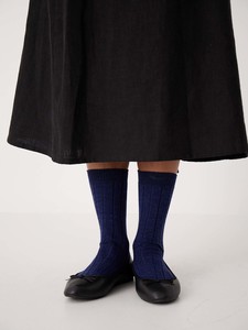 Tip Toe Crew Socks – Sapphire & Creme Trim