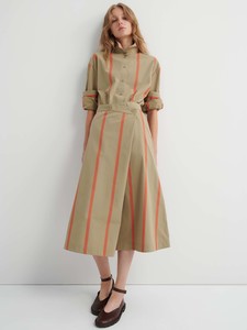 Kowtow: Fold Skirt – Nasturtium Stripe
