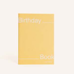 Visual Diaries: Birthday Book