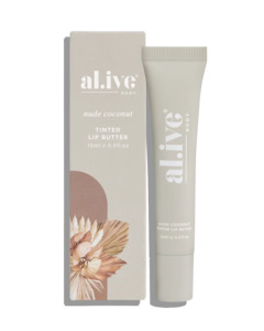 lip balm: Al.ive Tinted Lip Butter - nude coconut