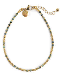 Accessories: A&C Oslo Wild Nature Bracelet Green Gold