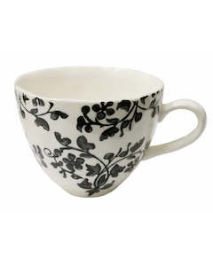CC Interiors Florentine Noir Handpainted Cup - Black