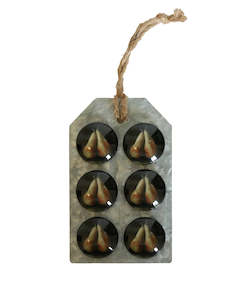 Cc Interiors: CC Interiors Set of 6 Glass Magnets- raphael deux poire