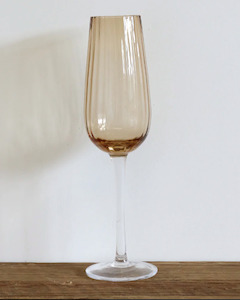 Cc Interiors: CC Interiors Casablanca Champagne Flute set of 4 - amber