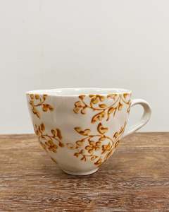 CC Interiors Florentine Ochre Cup - Mustard