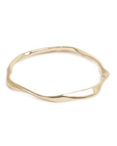 Jewellery: A&C Oslo Sculptured Bracelet- gold
