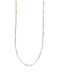 Jewellery: A&C Oslo Wild Nature Miniature Shiny Green Necklace- gold