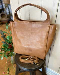 Cosgrove & Co Candice Tobacco Genuine Leather Bag