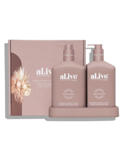 Al Ive: Al.ive Wash & Lotion duo - raspberry blossom & juniper