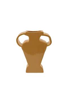 BROSTE Vase Etta Double-Handled - Cinnamon Sand