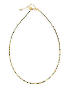 A&C Oslo Wild Nature Necklace Green Gold