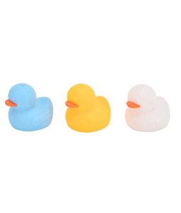 Gift: Annabel Trends - Silicone Squeezy Bath Toys - Duck 3pc