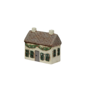 Christmas Tea Light Cottage with Swag