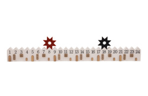 Christmas: Standing Advent Calendar w/ Moveable Star